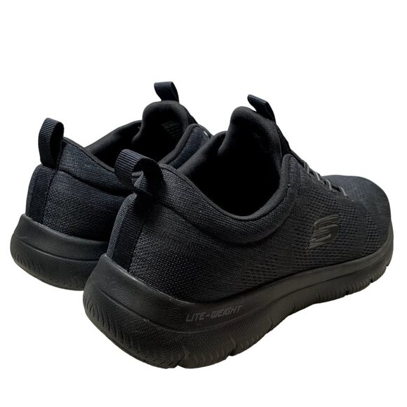 Skechers Summits Louvin Sneakers Mens Size 9.5 Black Lite Weight Lace Up Shoes - Picture 12 of 14
